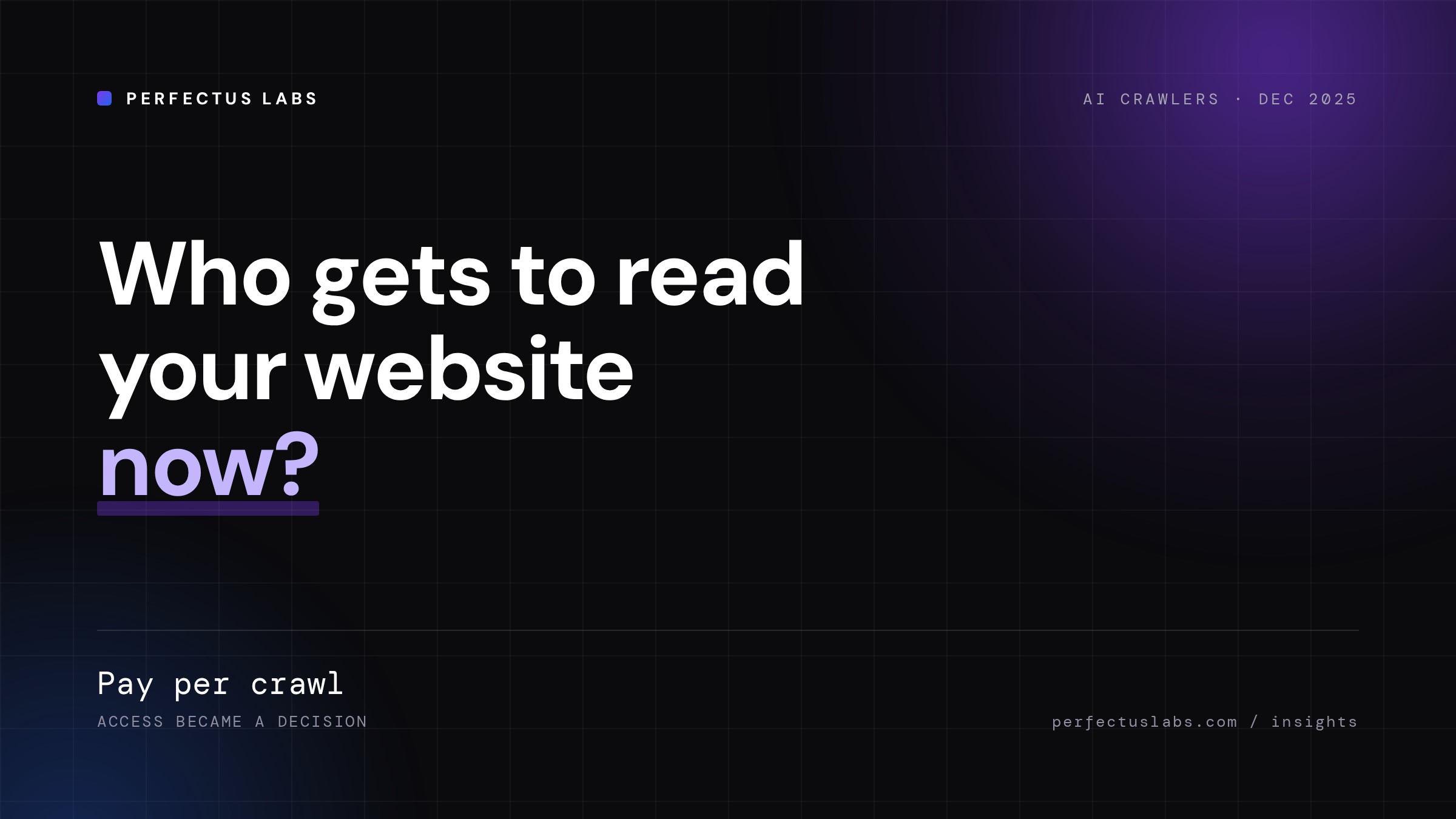 Who gets to read your website now, cover image